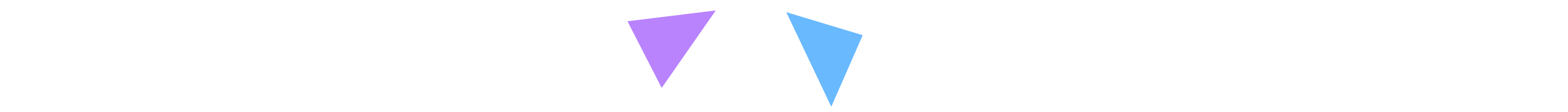 further blue and purple shapes from the top strap image falling down the web page